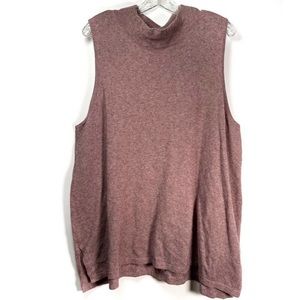 Soft Surroundings Ultra Soft Sleeveless Mock Sweater